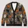 Halloween Pumpkin Cat Ghost and Witch Hat Motifs for Fall Party Outfits All-over Print Knitted Cardigan - 1