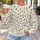 Colorful Christmas String Lights for Festive Holiday Gatherings and Cozy Seasonal Style All-over Print Knitted Sweater - 5