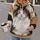 Calico Cat Portrait for Cozy Everyday Style and Cat Lover Gift Giving All-over Print Hoodie (Lightweight) - 2