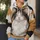 Calico Cat Portrait for Cozy Everyday Style and Cat Lover Gift Giving All-over Print Hoodie (Lightweight) - 5