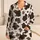 Espresso Cowhide Spots for Cozy Bedtime Lounging, Sleepovers, and Weekend Mornings Satin Pajamas Set - 1