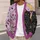 Black Cat Crescent Moon Mushrooms for Halloween Nights and Witchy Fall Style Teens All-over Print Knitted Cardigan - 5