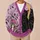 Black Cat Crescent Moon Mushrooms for Halloween Nights and Witchy Fall Style Teens All-over Print Knitted Cardigan - 6