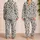 Ivory Leopard Spots for Cozy Bedtime Lounging, Chic Women's Nighttime Comfort at Home Satin Pajamas Set - 2