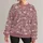 Dusty Rose Wildflower Blooms for Relaxed Spring Outings and Everyday Style All-over Print Knitted Sweater - 1