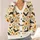 Bats And Golden Daisies For Cozy Autumn Cottagecore Halloween Season All-over Print Knitted Cardigan - 4