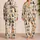 Rear-View Cat Family Sleepwear For Cozy Nights, Lounging And Family Gatherings Together Satin Pajamas Set - 2