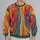 Colorful Floral Patchwork for Spring Garden Gatherings and Artful Everyday Style All-over Print Knitted Sweater - 2