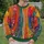 Colorful Floral Patchwork for Spring Garden Gatherings and Artful Everyday Style All-over Print Knitted Sweater - 6