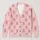 Cute Crowned Donut Treats for Halloween Parties and Cozy Autumn Days for Teenagers All-over Print Knitted Cardigan - 1