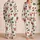 Santa Claus Holly Candy Cane Christmas Gift For Family Xmas Eve Cozy Winter Nights Satin Pajamas Set - 2