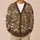 Whimsical Capybara and Cat Postage Stamps for Cozy Everyday Layering All-over Print Knitted Cardigan - 6
