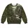 Olive Woodland Stream And Stone Bridge For Quiet Autumn Nature Getaways All-over Print Knitted Sweater - 4