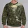 Olive Woodland Stream And Stone Bridge For Quiet Autumn Nature Getaways All-over Print Knitted Sweater - 2
