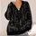 Mothman Forest Watchtower Night Scene for Gothic Everyday Layering All-over Print Knitted Cardigan - 4