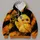 Wide-Eyed Yellow Canary With Angel Message for Mother's Day Gift Giving All-over Print Hoodie (Lightweight) - 4