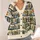 Vintage Bookshelf Blooms for Cozy Autumn Reading Days and Quiet Library Lovers All-over Print Knitted Cardigan - 4