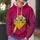 Hooded Yellow Cartoon Adventurer Gift For Fans Of Whimsical Fantasy And Cozy Autumn Days All-over Print Hoodie (Lightweight) - 5