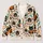 Black Cat And Jack O Lantern Halloween Reads For Cozy Autumn Evenings All-over Print Knitted Cardigan - 1