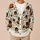 Black Cat And Jack O Lantern Halloween Reads For Cozy Autumn Evenings All-over Print Knitted Cardigan - 6