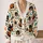Black Cat And Jack O Lantern Halloween Reads For Cozy Autumn Evenings All-over Print Knitted Cardigan - 2