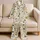 Dog Paw And Bone Motifs For Cozy Nights And Relaxed Weekend Lounging Satin Pajamas Set - 5