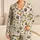 Dog Paw And Bone Motifs For Cozy Nights And Relaxed Weekend Lounging Satin Pajamas Set - 1