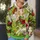Christmas Fairy in Red Santa Hat for Whimsical Holiday Cheer and Winter Celebrations All-over Print Hoodie (Lightweight) - 5