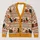 Halloween Books, Black Cats & Pumpkins for Cozy Autumn Reading and Seasonal Layering All-over Print Knitted Cardigan - 1