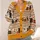 Halloween Books, Black Cats & Pumpkins for Cozy Autumn Reading and Seasonal Layering All-over Print Knitted Cardigan - 4