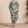 Winter Fox Bear Snowman Companions for Cozy Holiday Lounging Satin Pajamas Set - 4
