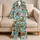 Winter Fox Bear Snowman Companions for Cozy Holiday Lounging Satin Pajamas Set - 5