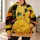 Golden Canary Angel Saying for Mother's Day Gifting and Whimsical Bird Lover Style All-over Print Hoodie (Lightweight) - 6