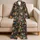 Colorful Rooster And Wildflower Farmhouse Charm For Cozy Country Nights And Gifting Satin Pajamas Set - 5