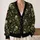 Gothic Green Skull And Twisted Vine Foliage For Halloween And Everyday Layering All-over Print Knitted Cardigan - 2