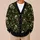 Gothic Green Skull And Twisted Vine Foliage For Halloween And Everyday Layering All-over Print Knitted Cardigan - 6