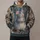Blue Gray Chef Rat and Newspaper Collage for Cozy Kitchen Nights and Food Lover Gifts All-over Print Hoodie (Lightweight) - 1