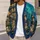 Starry Glass Dome Library and Botanical Silhouettes for Dreamy Evening Reading Style All-over Print Knitted Cardigan - 5