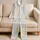 Pastel Bunny Friends for Cheerful Easter Mornings and Cozy Springtime Lounging Gifts Satin Pajamas Set - 5
