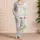 Pastel Bunny Friends for Cheerful Easter Mornings and Cozy Springtime Lounging Gifts Satin Pajamas Set - 4