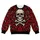 Gothic Skull and Crimson Roses for Alternative Everyday Style and Halloween Wear All-over Print Knitted Sweater - 4