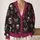 Skull Moth Moon Hamsa Eye Halloween Style for Witchy Autumn Evenings All-over Print Knitted Cardigan - 2