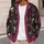 Skull Moth Moon Hamsa Eye Halloween Style for Witchy Autumn Evenings All-over Print Knitted Cardigan - 5