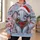 Santa Hat Baby Elephant Holiday Cheer for Christmas Celebrations and Cozy Winter Days All-over Print Hoodie (Lightweight) - 6