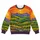Vibrant Sunset Mountain Valley Scenery for Relaxed Weekend Travel and Nature Lovers All-over Print Knitted Sweater - 4