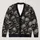 Gothic Skull Grunge for Everyday Layering and Alternative Streetwear Style All-over Print Knitted Cardigan - 1