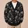 Gothic Skull Grunge for Everyday Layering and Alternative Streetwear Style All-over Print Knitted Cardigan - 6