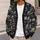 Gothic Skull Grunge for Everyday Layering and Alternative Streetwear Style All-over Print Knitted Cardigan - 5
