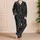 Ivory Dotted Swirls for Chic Everyday Style and Relaxed Evenings Satin Pajamas Set - 4