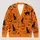 Black Cat and Jack-O’-Lantern Halloween Nightwear for Teen Autumn Halloween Parties All-over Print Knitted Cardigan - 1
